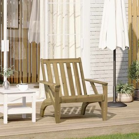 vidaXL Cadeira de jardim Adirondack 75x77x77 cm pinho impregnada