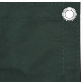 Tela de varanda 75x300 cm tecido Oxford verde-escuro