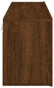 Móveis de parede para TV 2 pcs 60x30x41 cm carvalho castanho