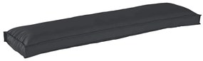 vidaXL Almofada para Banco de Palete Preta 150x40x8 cm em Tecido Oxford
