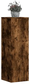 vidaXL Suportes p/ plantas 2 pcs 33x33x100 cm derivados de madeira