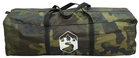 Tenda familiar tipi para 6 pessoas impermeável camuflagem