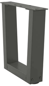 Pés para mesa de centro em V, 2 peças, antracite, 30x(30-31,3) cm, aço
