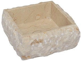 Lavatório 30x30x13 mármore cor creme