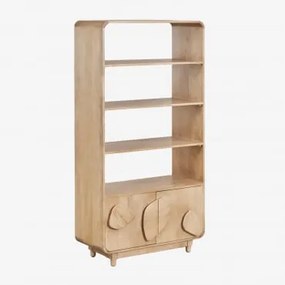 Estante 90x180 Cm Em Madeira De Manga Joel Madeira De Manga - Sklum