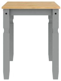 Mesa de jantar Corona 112x60x75 cm madeira pinho maciça cinza