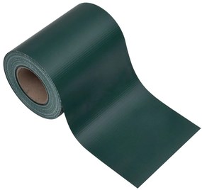Painel de privacidade para jardim 35x0,19 m PVC verde fosco