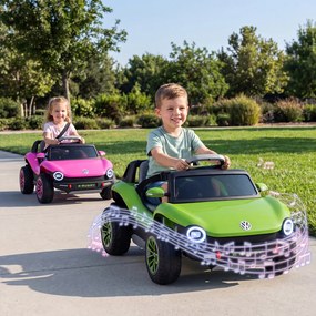 Carro Elétrico Infantil, 107,5 x 56 x 47,5 cm, com Controlo Remoto, Verde