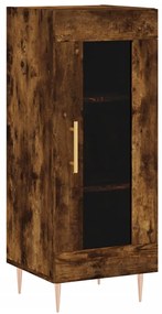 Armário alto 34,5x34x180 cm derivados madeira carvalho fumado