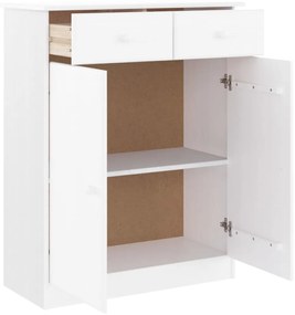 Sapateira ALTA 77x35x96 cm madeira de pinho maciça branco