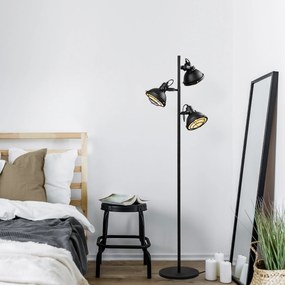 Candeeiro de Pé Spoly – Preto – 37 x 37 x 162 cm