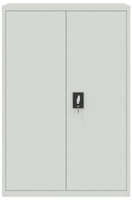 Arquivador 90x40x180 cm aço cinzento-claro