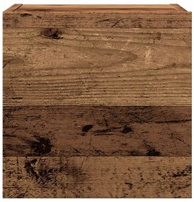 Conjunto de armário TV de parede 5 pcs madeira madeira velha