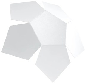 Aplique Candeeiro de parede AÇO PENTA Branco
