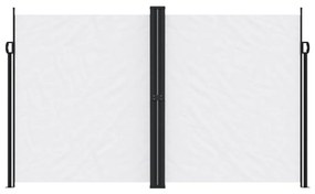 Toldo lateral retrátil 200x600 cm branco