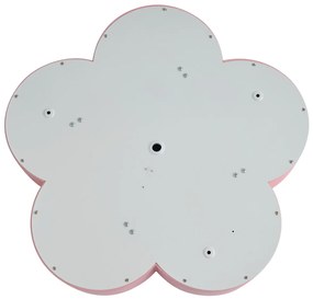 Luminária de teto infantil rosa e branca - Lucille