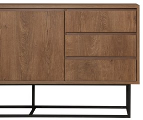 Conjunto de Mobiliário de Sala de Estar Laxus – Noz Preta – Unidade de