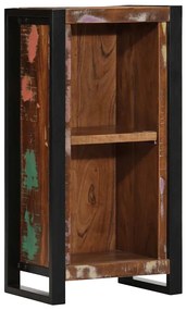 vidaXL Mesa de cabeceira 40x30x80 cm madeira recuperada maciça