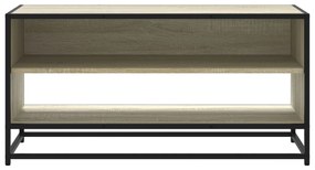 Móvel TV 91x40x46 cm derivados madeira/metal carvalho sonoma