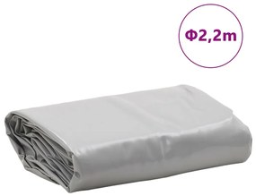 Lona Ø 2,2 m 650 g/m² cinzento