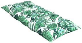 Almofadões p/ cadeira encosto alto 2 pcs tecido oxford folhas