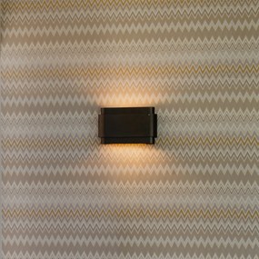 Candeeiro de parede industrial bronze escuro 2 luzes - Coen