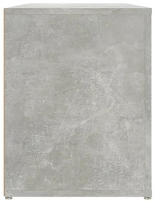 Sapateira 100x35x45 cm madeira processada cinzento cimento