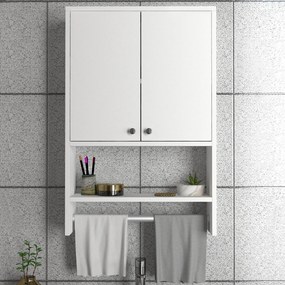 Armário de Casa de Banho Vira – Branco – 59,3x90x19,5 cm | Tribo Home