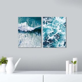 Pintura Decorativa em MDF 2P3040MDFCIZ-004 – Multicolor – 30 x 40 cm (