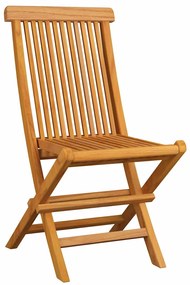 Cadeiras de jardim c/ almofadões cinzentos 2 pcs teca maciça