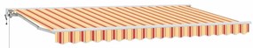 Toldo Retrátil Manual Azul Marinho 400x200 cm