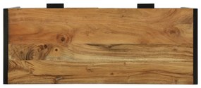 Mesa Console 90x35x75 cm Madeira Maciça Acácia