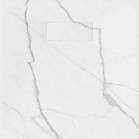 Mexen Hugo base de duche quadrada SMC 90 x 90 cm, pedra branca - 42159090