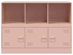 Aparador 99x39x73 cm aço rosa