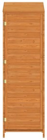 Abrigo de jardim 55x52x174,5cm madeira de abeto maciça castanho