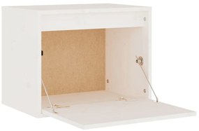 Móveis de TV 3 pcs madeira de pinho maciça branco