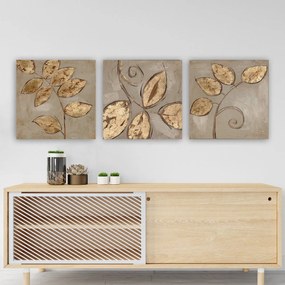 Conjunto de Quadros Decorativos 3P5780 – Multicolor – 30 x 90 cm