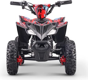 MINI MOTO 4 PARA CRIANÇAS 800W Ratte COM LIMITADOR 3 Posições Vermelho