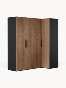 Guarda-roupa de canto modular Simone, 215 cm de largura, vários tamanhos