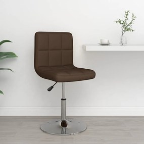 vidaXL Banco de bar couro artificial castanho