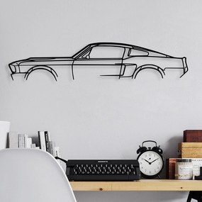 Acessório Decorativo de Parede Model-610 – Preto – 70 x 15 cm