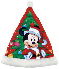 Gorro de Pai Natal Mickey Mouse Happy Smiles Infantil 37 cm
