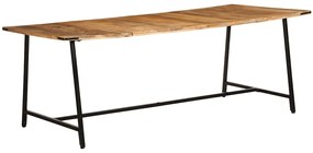 Mesa de jantar 200x100x75 cm madeira de mangueira maciça