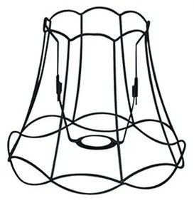 Abajur de metal preto 25/21 - Granny Frame Retro