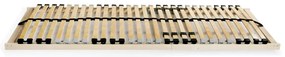 Estrados de ripas 2 pcs com 28 ripas 7 zonas 80x200 cm