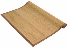 Tapete de bambu 160x230 cm castanho