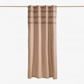 Cortina De 140x260 Cm Em Algodão Mogrena Cedro Vermelho - Sklum