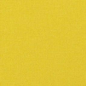 Painel de parede 12 pcs 90x30 cm tecido 3,24 m² amarelo-claro