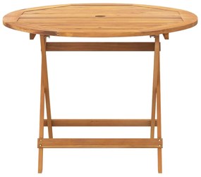 5pcs conjunto de jantar p/ jardim vime PE/ madeira maciça bege