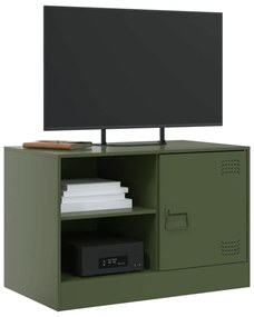 Móvel de TV 67x39x44 aço verde azeitona